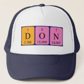 Don periodic table name hat キャップ (正面)