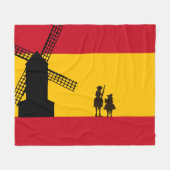 Don Quijote / Don Quixote フリースブランケット (正面(横))