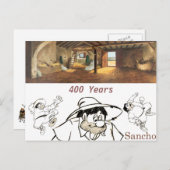 DON QUIXOTE – 漫画アニメーション背景(1979年) ポストカード (正面/裏面)