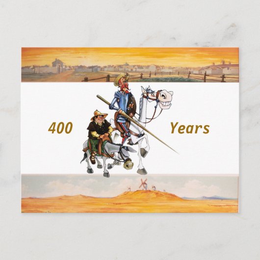 DON QUIXOTE – 漫画アニメーション背景(1979年) ポストカード (正面)