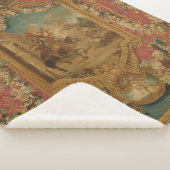 Don Quixote Guided by Folly, 18th century tapestry シェルパブランケット (3/4)