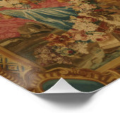 Don Quixote Guided by Folly, 18th century tapestry ポスター (コーナー)