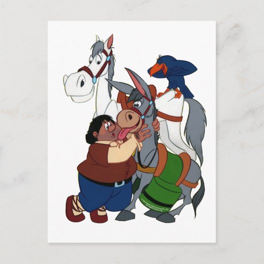 DON QUIXOTE's FRIENDS - 400年 – Cervantes ポストカード (正面)