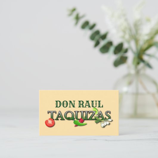 Don Raul Taquizas 名刺 (スタンド正面)