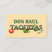 Don Raul Taquizas 名刺 (正面)