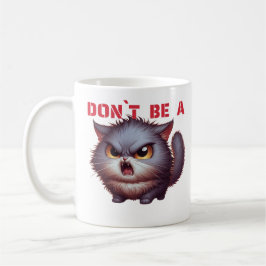 Don’t Be a… Funny Cat Mug – Bold Humor Cup with Pu コーヒーマグカップ