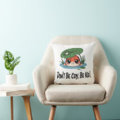 Don’t Be Coy, Be Koi – Cute Chibi Koi Fish クッション (椅子)