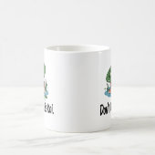 Don’t Be Coy, Be Koi – Cute Chibi Koi Fish コーヒーマグカップ (中央)