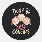 Don´t Be Self Conchas Latina  ラウンドシール (正面)