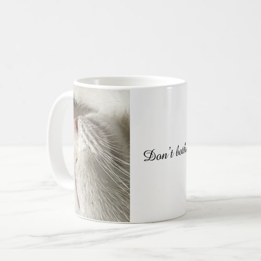 Don’t bother me! I’m thinking. Coffee Mug コーヒーマグカップ (正面左)