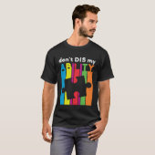 Don t Dis My Ability Puzzle Piece Autism Awareness Tシャツ (正面フル)