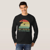 Don t Follow Me I Do Stupid Things Cliff Jumping C Tシャツ (正面フル)