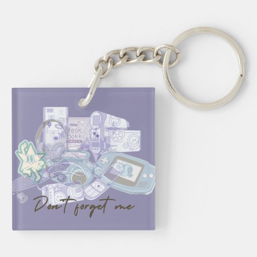 Don’t Forget Me – Nostalgic 2000s Memories  キーホルダー (裏面)