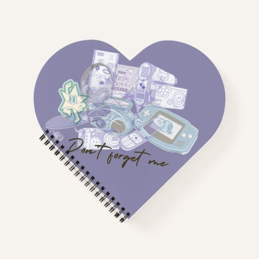 Don’t Forget Me – Nostalgic 2000s Memories  ノートブック (正面)