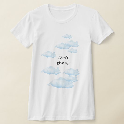 Don’t Give Up – Arabic Motivational Design with So Tシャツ (レイダウン)