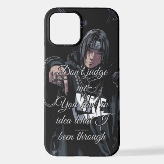 Don’t Judge Me” Itachi Case iPhoneケース (裏面)