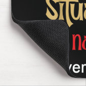 Don’t Laugh Situation Dont Look Over At Me Funny Q マウスパッド (コーナー)