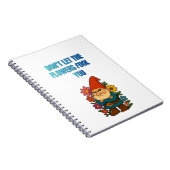 Don’t Let the Flowers Fool You – Grumpy Gnome ノートブック (右側)