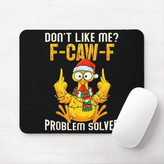 Don’t Like Me F-caw-f Problem Solved Sarcastic Chi マウスパッド (マウス)