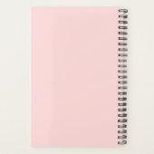 Don’t Look Back Peachy Pink Design プランナー手帳 (裏面)