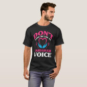 Don t make me use my caregiver voice  Caregiver Li Tシャツ (正面フル)