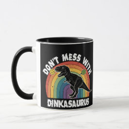 Don’t Mess With Dinkasaurus Pickleball マグカップ