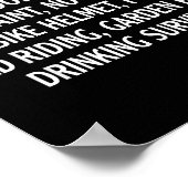 Don’t Mess With Me I’m Wooden Son Lead Paint No Ca ポスター (角)