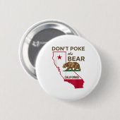 Don’t Poke The Bear California Republic  缶バッジ (正面&裏面)
