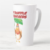 Don’t Ruffle My Feathers カフェラテマグ (右アングル)