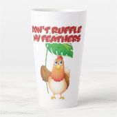 Don’t Ruffle My Feathers カフェラテマグ (正面)