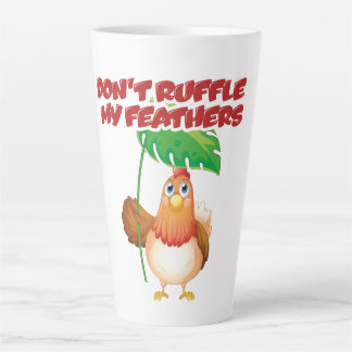 Don’t Ruffle My Feathers カフェラテマグ