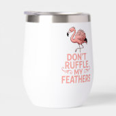 Don’t Ruffle My Feathers Funny Flamingo Saying (右面)