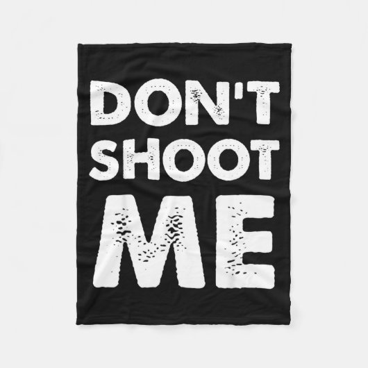 Don’t Shoot Me フリースブランケット (正面)