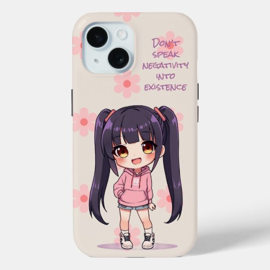 Don’t speak negativity into existence Case-Mate iPhoneケース (裏面)