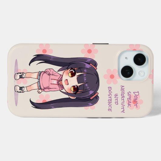 Don’t speak negativity into existence Case-Mate iPhoneケース (裏面 (横))