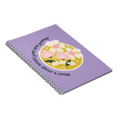 Don’t Stop Until You Are Proud  Motivational Quote ノートブック (右側)