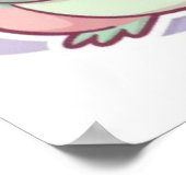 Don’t Talk Frog Poster Cute Annoyed Frog Meme Aest ポスター (角)