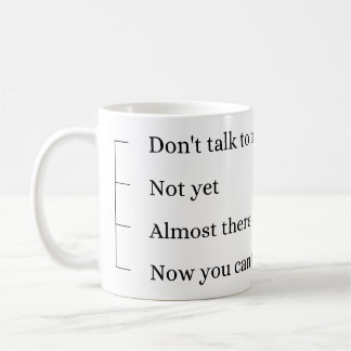 Don´t talk to me, coffee cup. コーヒーマグカップ