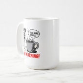 Don’t Talk to Me Until This Mug is Empty コーヒーマグカップ (正面左)
