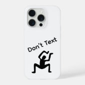 Don’t Text iPhoneケース (裏面)