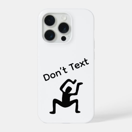Don’t Text iPhoneケース (裏面)