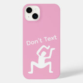 Don’t Text iPhoneケース (裏面)