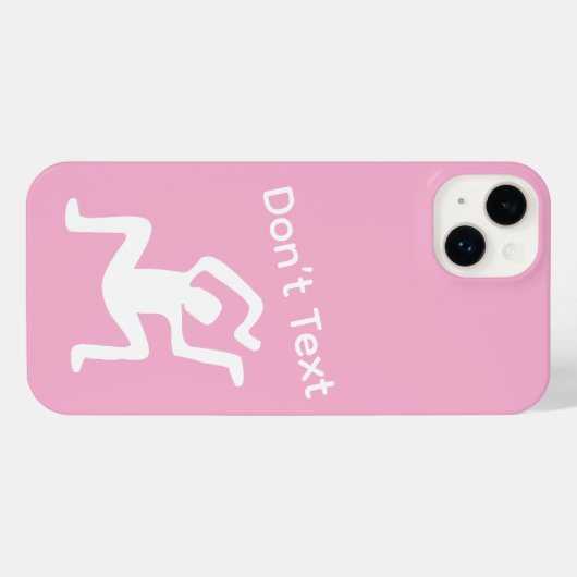 Don’t Text iPhoneケース (裏面横)
