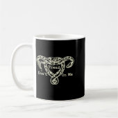 Don’t Tread On Me Uterus Snake Pro Roe Feminist  コーヒーマグカップ (左)