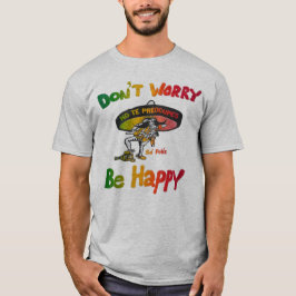 Don’t Worry, Be Happy Positive Quote T-Shirt Tシャツ