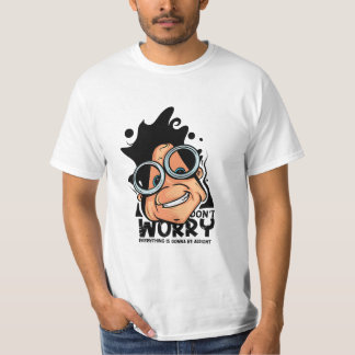 Don’t Worry Cartoon Face Tシャツ