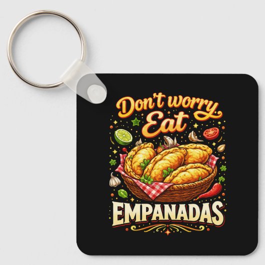 Don’t Worry, Eat Empanadas キーホルダー (正面)