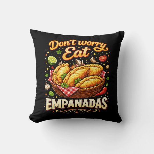 Don’t Worry, Eat Empanadas クッション (正面)