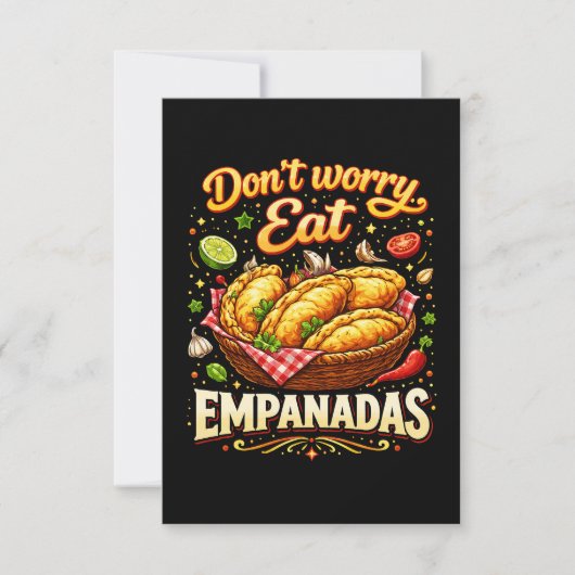 Don’t Worry, Eat Empanadas サンキューカード (正面)