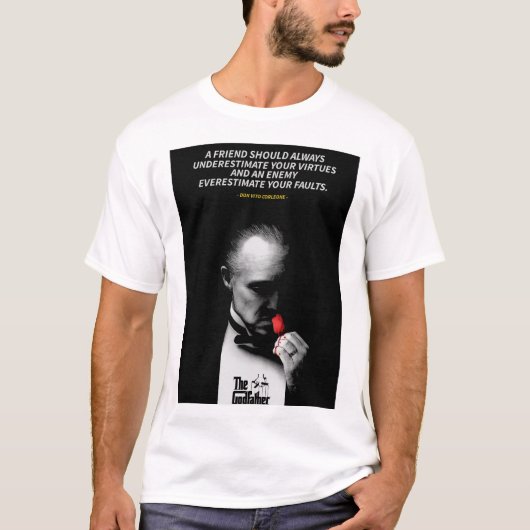 Don Vito Corleone quotes T-Shirt Tシャツ (正面)
